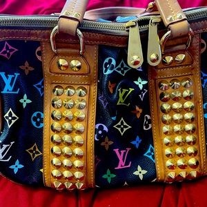 SOLD Vintage Louis Vuitton Noir Black Multi Courtney Bag